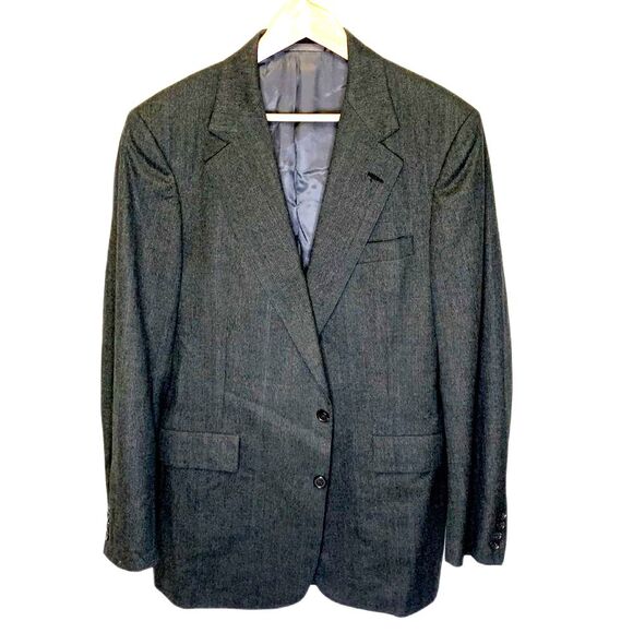 Hertling for Van Boven Pure Wool Brown Plaid Suit Sport Jacket Size 42 - Picture 1 of 14